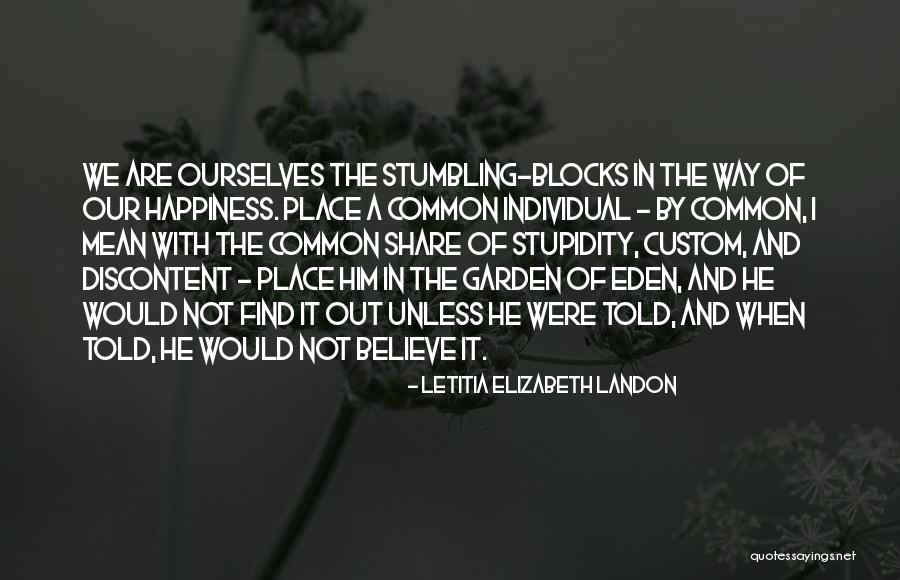 Share Happiness Quotes By Letitia Elizabeth Landon Share Happiness Quotes By Letitia Elizabeth Landon