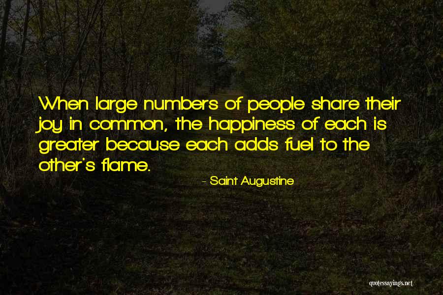 Share Happiness Quotes By Saint Augustine