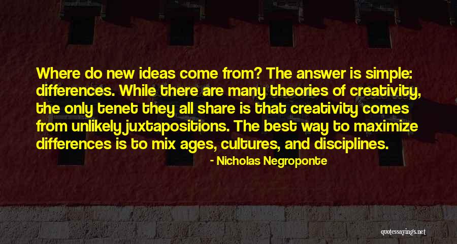 Share Ideas Quotes By Nicholas Negroponte Share Ideas Quotes By Nicholas Negroponte