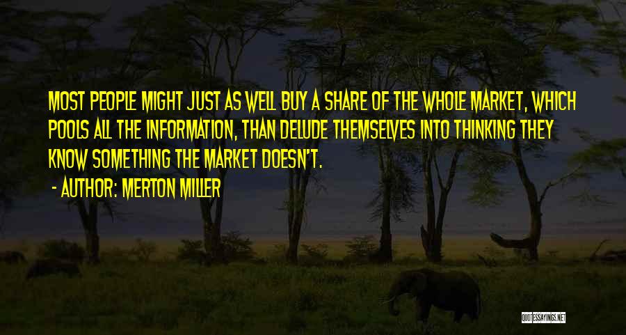 Share Market Quotes By Merton Miller