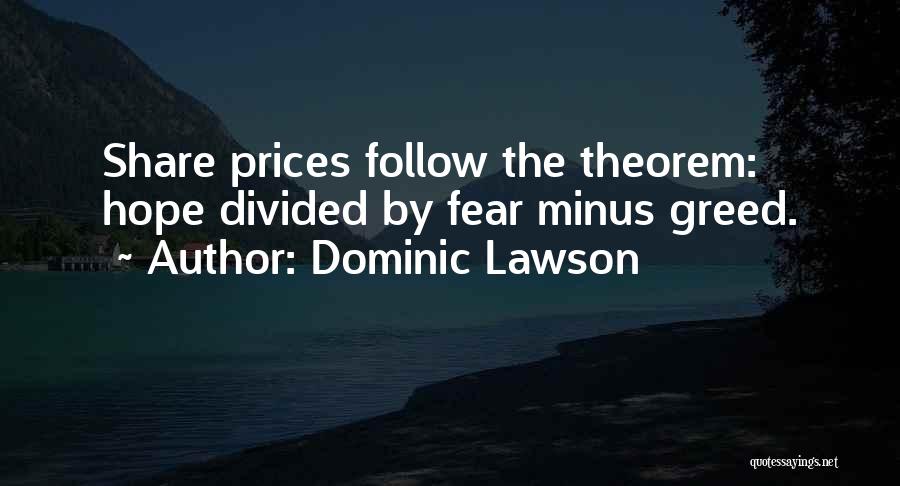 Share Prices Quotes By Dominic Lawson