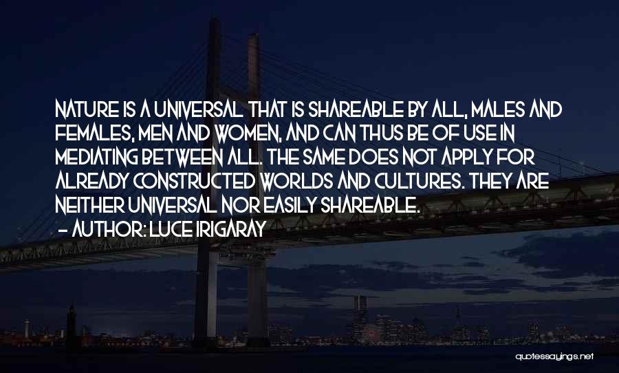 Shareable Quotes By Luce Irigaray