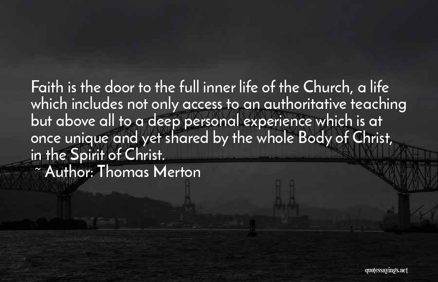 Shared Experience Quotes By Thomas Merton