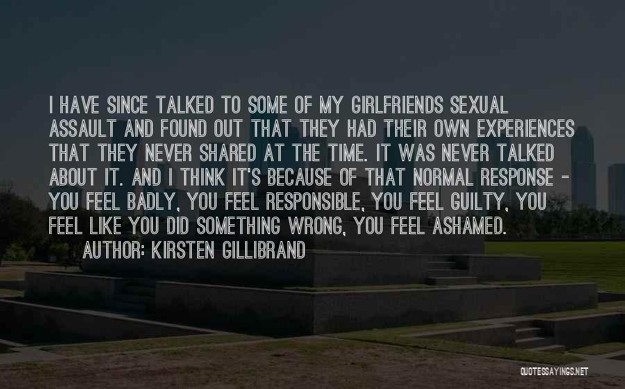 Shared Experiences Quotes By Kirsten Gillibrand