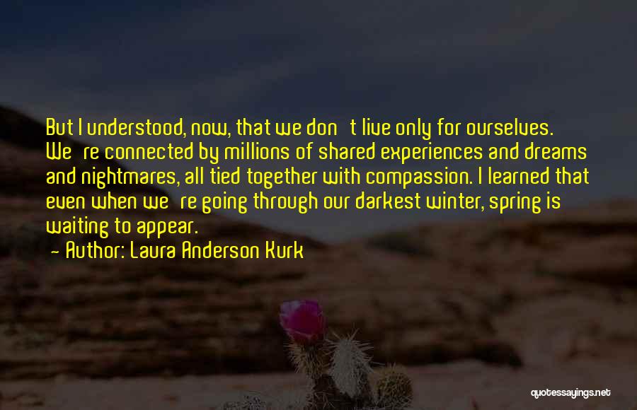 Shared Experiences Quotes By Laura Anderson Kurk