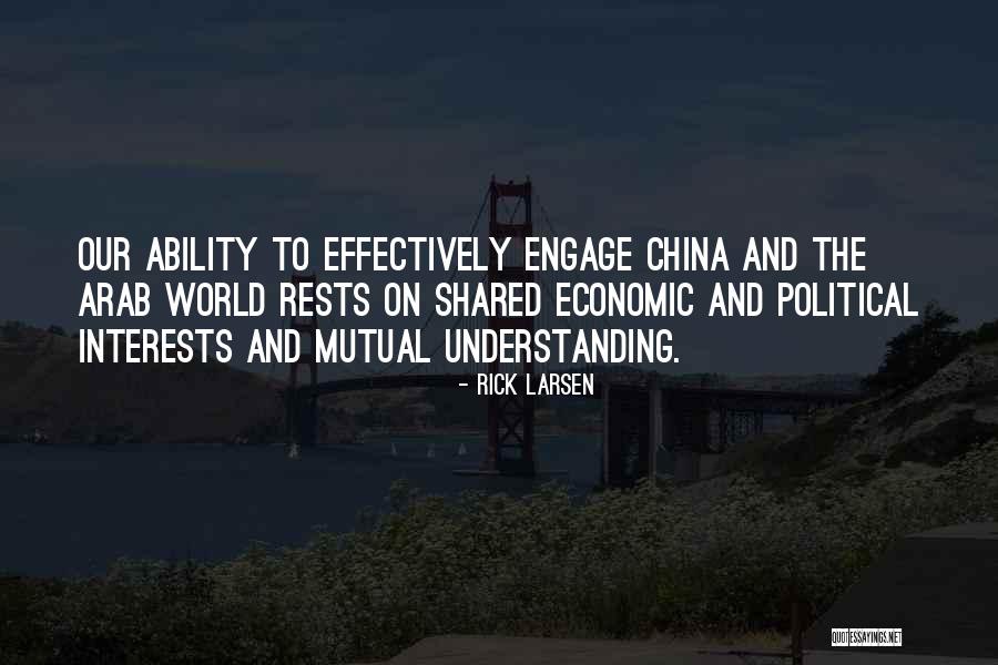 Shared Interests Quotes By Rick Larsen Shared Interests Quotes By Rick Larsen