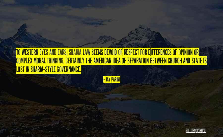 Sharia Quotes By Jay Parini Sharia Quotes By Jay Parini