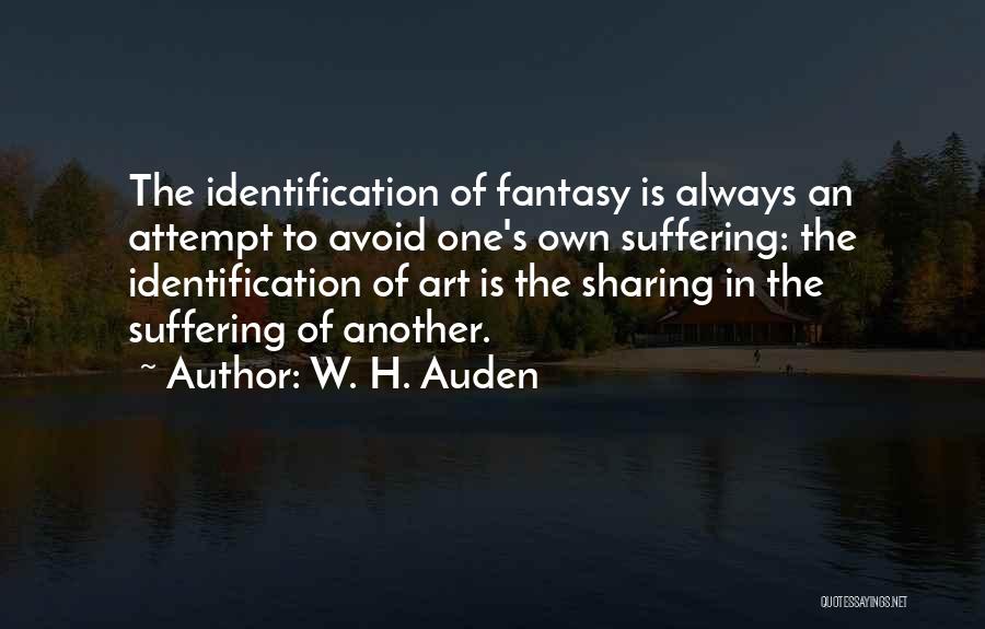 Sharing Art Quotes By W. H. Auden