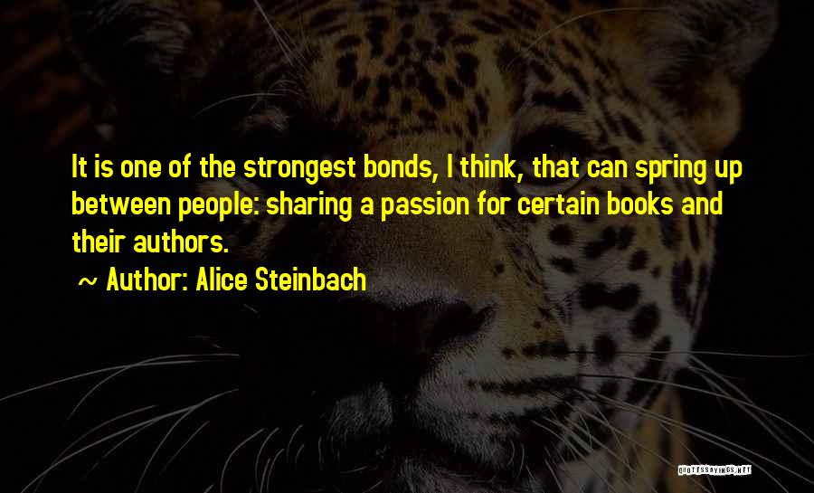Sharing Books Quotes By Alice Steinbach