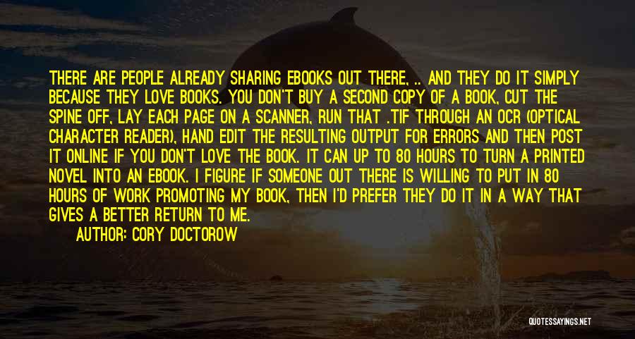 Sharing Books Quotes By Cory Doctorow