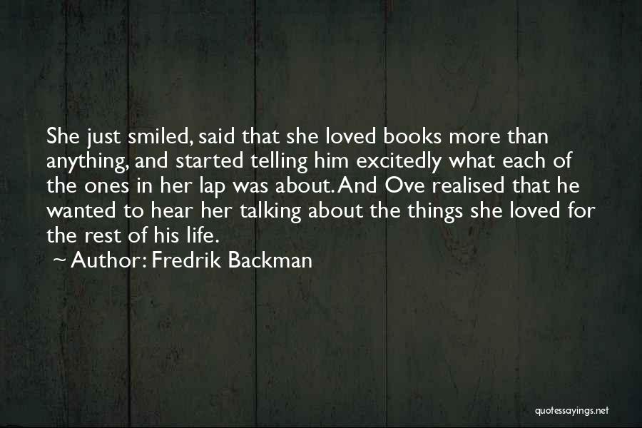 Sharing Books Quotes By Fredrik Backman