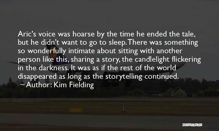 Sharing Books Quotes By Kim Fielding