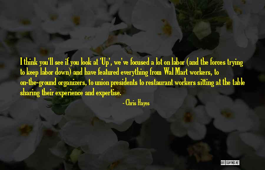 Sharing Experience Quotes By Chris Hayes Sharing Experience Quotes By Chris Hayes