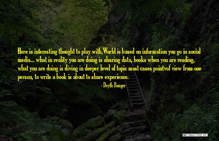 Sharing Experience Quotes By Deyth Banger Sharing Experience Quotes By Deyth Banger