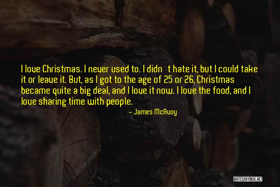 Sharing Food And Love Quotes By James McAvoy Sharing Food And Love Quotes By James McAvoy