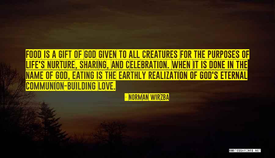 Sharing Food And Love Quotes By Norman Wirzba Sharing Food And Love Quotes By Norman Wirzba