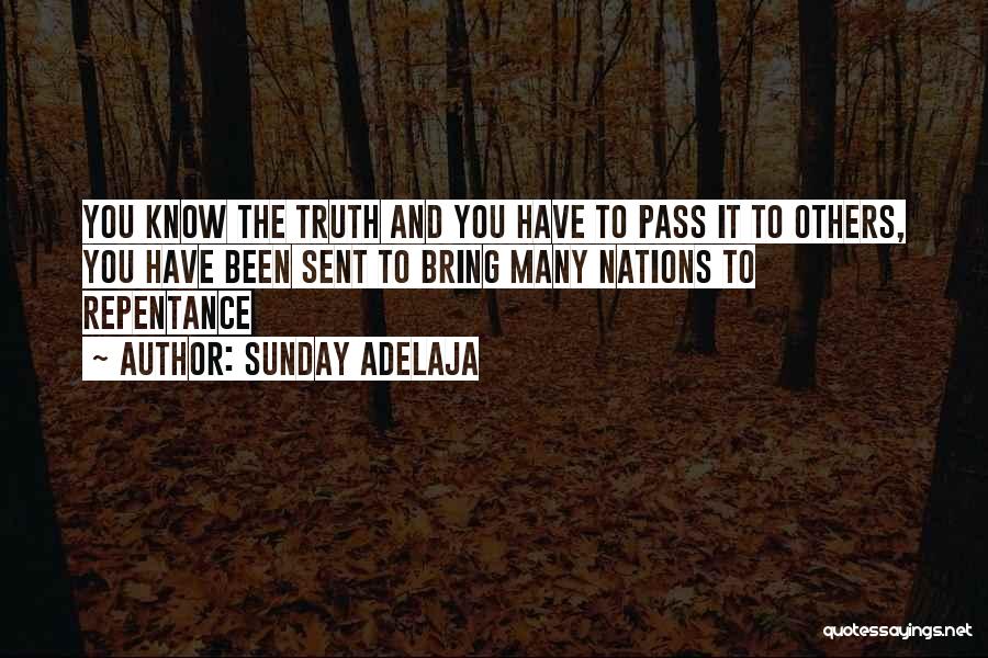Sharing Gospel Quotes By Sunday Adelaja