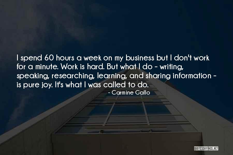 Sharing Information Quotes By Carmine Gallo Sharing Information Quotes By Carmine Gallo