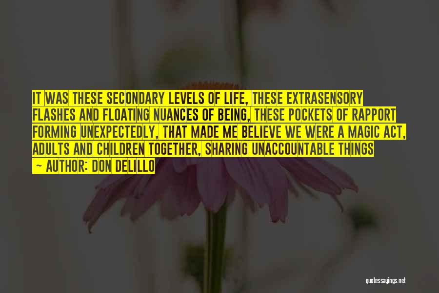 Sharing Life Together Quotes By Don DeLillo