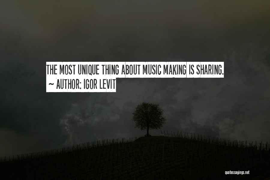 Sharing Music Quotes By Igor Levit