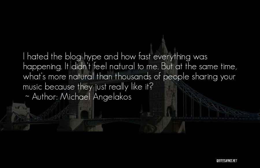 Sharing Music Quotes By Michael Angelakos