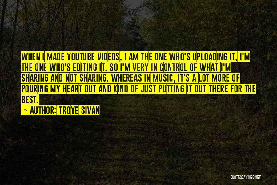Sharing Music Quotes By Troye Sivan