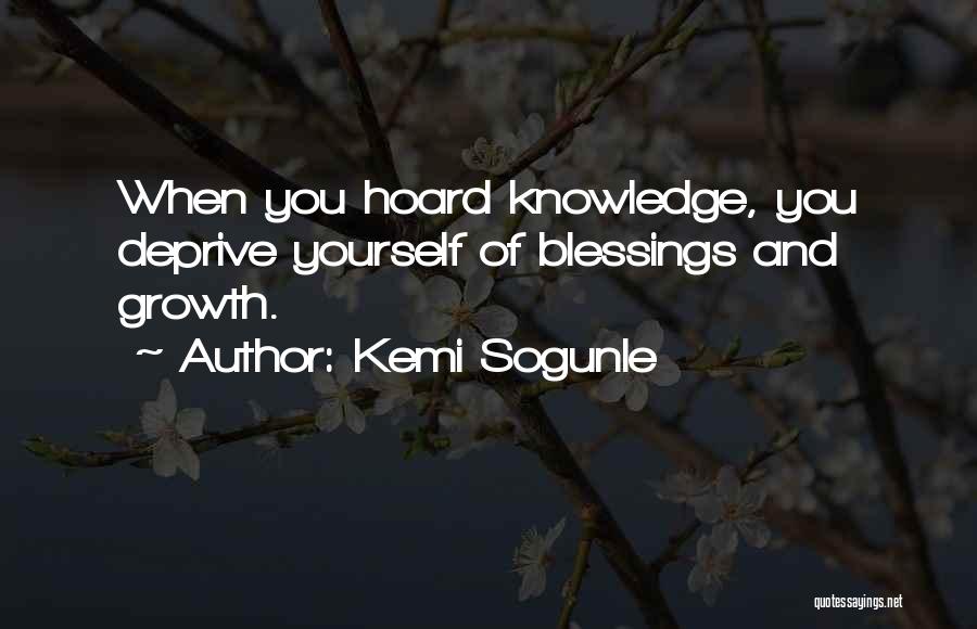 Sharing Wisdom Quotes By Kemi Sogunle