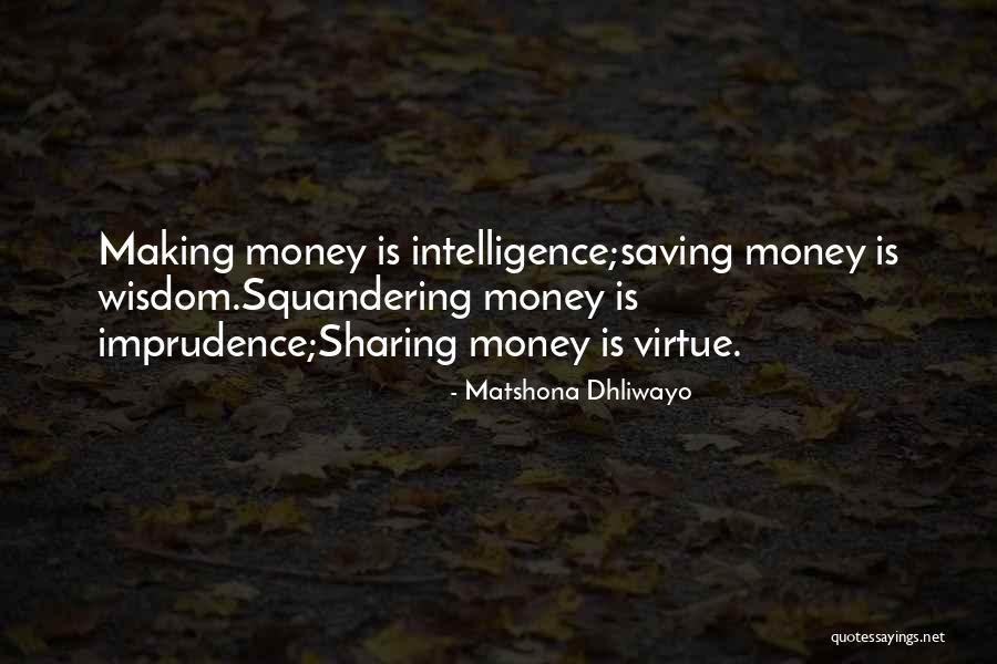 Sharing Wisdom Quotes By Matshona Dhliwayo