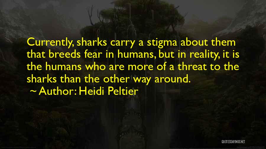 Shark Conservation Quotes By Heidi Peltier