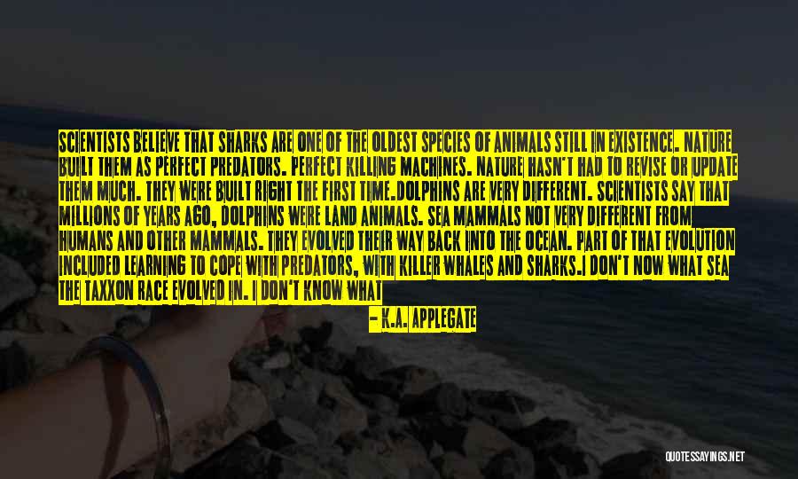Sharks What Quotes By K.A. Applegate Sharks What Quotes By K.A. Applegate
