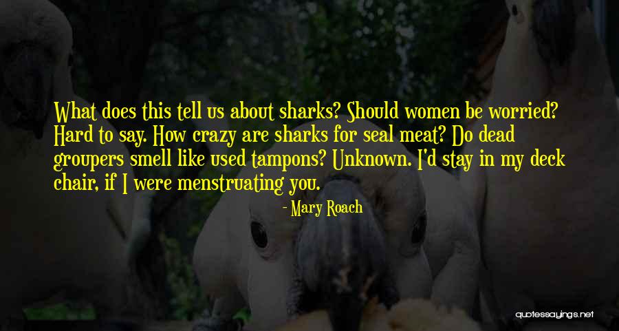 Sharks What Quotes By Mary Roach Sharks What Quotes By Mary Roach