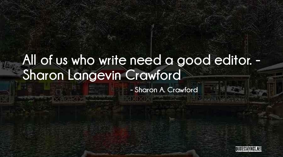 Sharon A. Crawford Quotes 1843055