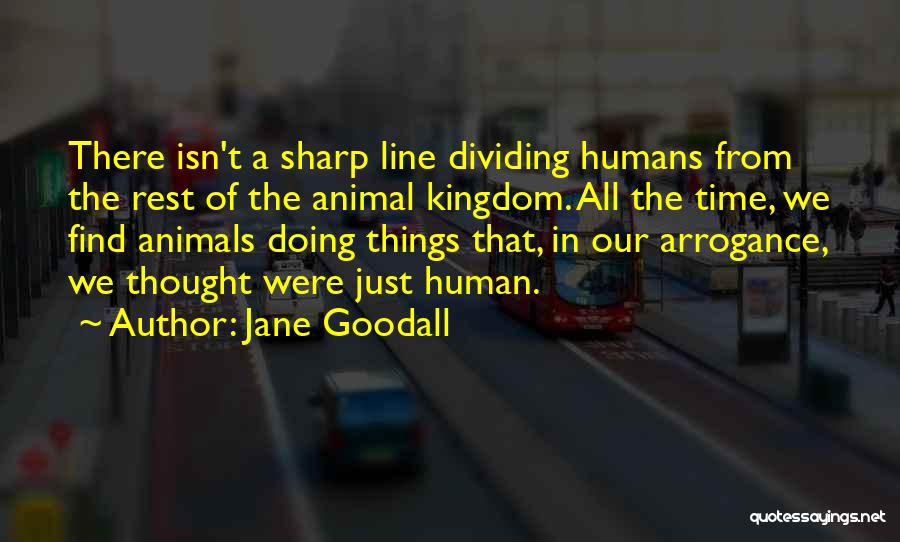 Sharp Things Quotes By Jane Goodall