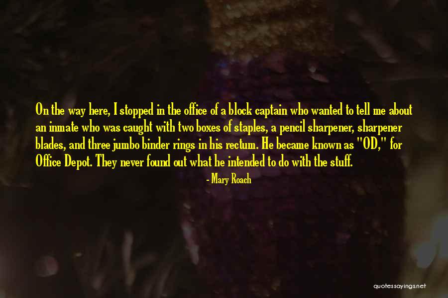 Sharpener Quotes By Mary Roach Sharpener Quotes By Mary Roach