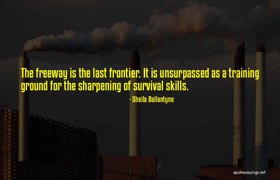 Sharpening Skills Quotes By Sheila Ballantyne Sharpening Skills Quotes By Sheila Ballantyne