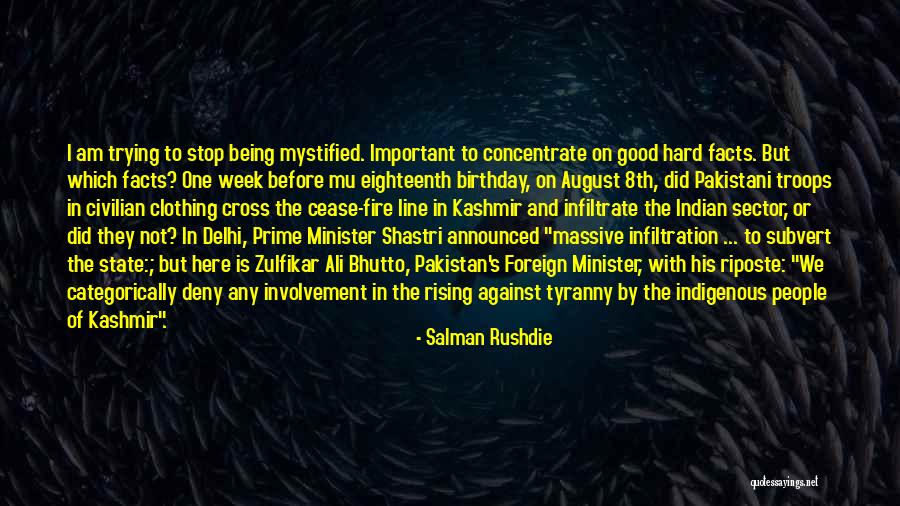 Shastri Quotes By Salman Rushdie Shastri Quotes By Salman Rushdie