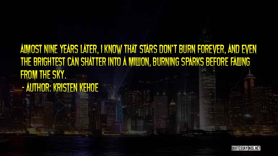 Shatter Me Love Quotes By Kristen Kehoe