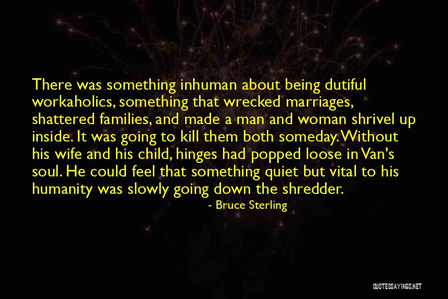 Shattered Soul Quotes By Bruce Sterling