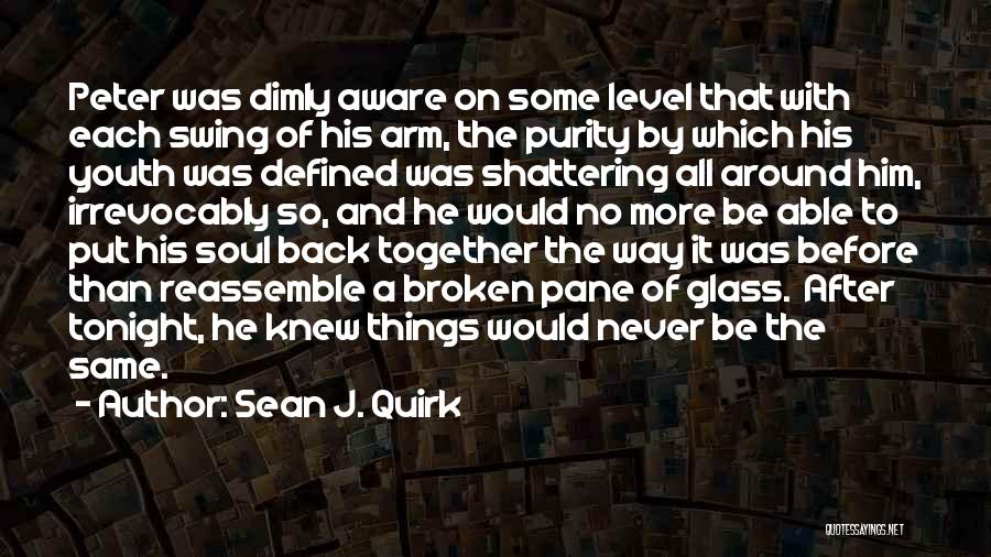 Shattering Glass Quotes By Sean J. Quirk