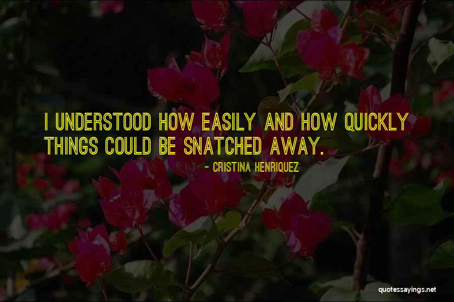 Shauneen Werlinger Quotes By Cristina Henriquez Shauneen Werlinger Quotes By Cristina Henriquez
