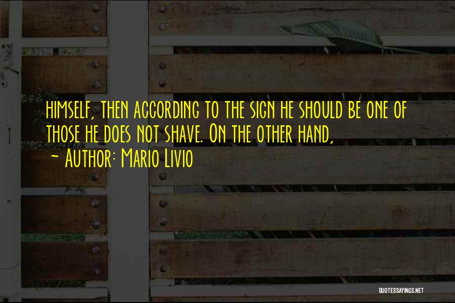 Shave Quotes By Mario Livio