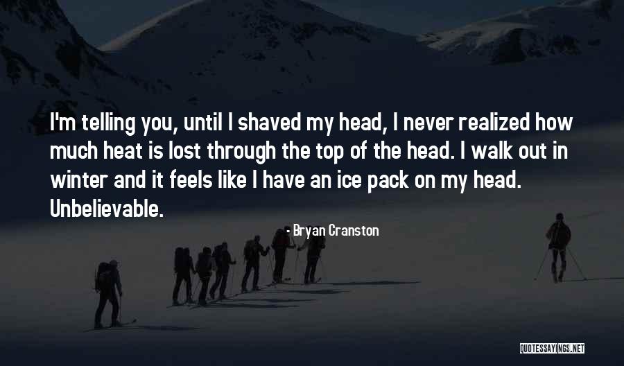Shaved Head Quotes By Bryan Cranston Shaved Head Quotes By Bryan Cranston