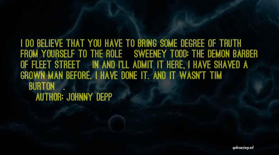 Shaved Quotes By Johnny Depp