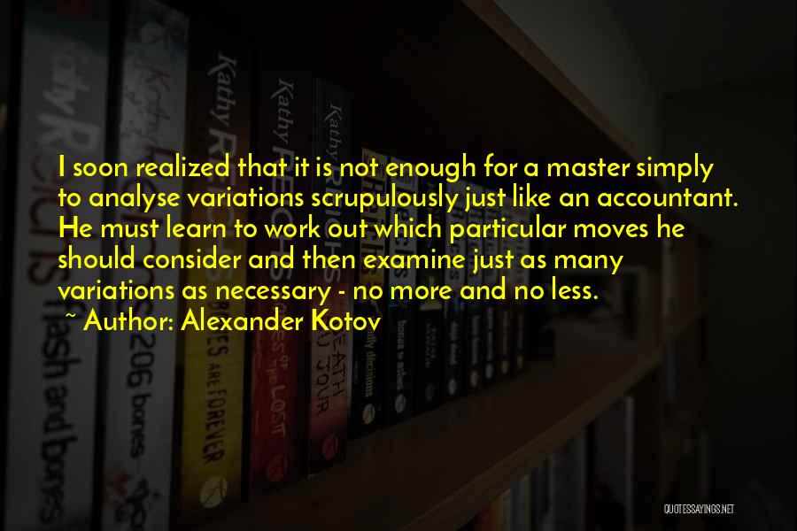 Shaw Online Quotes By Alexander Kotov