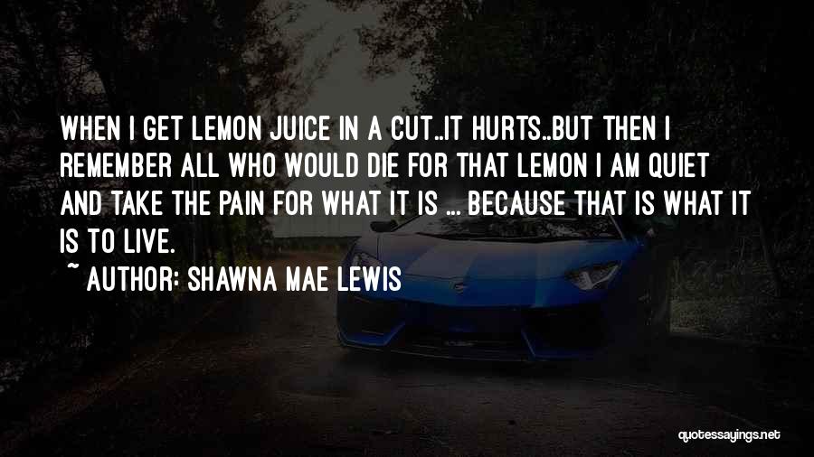 Shawna Mae Lewis Quotes 1651447