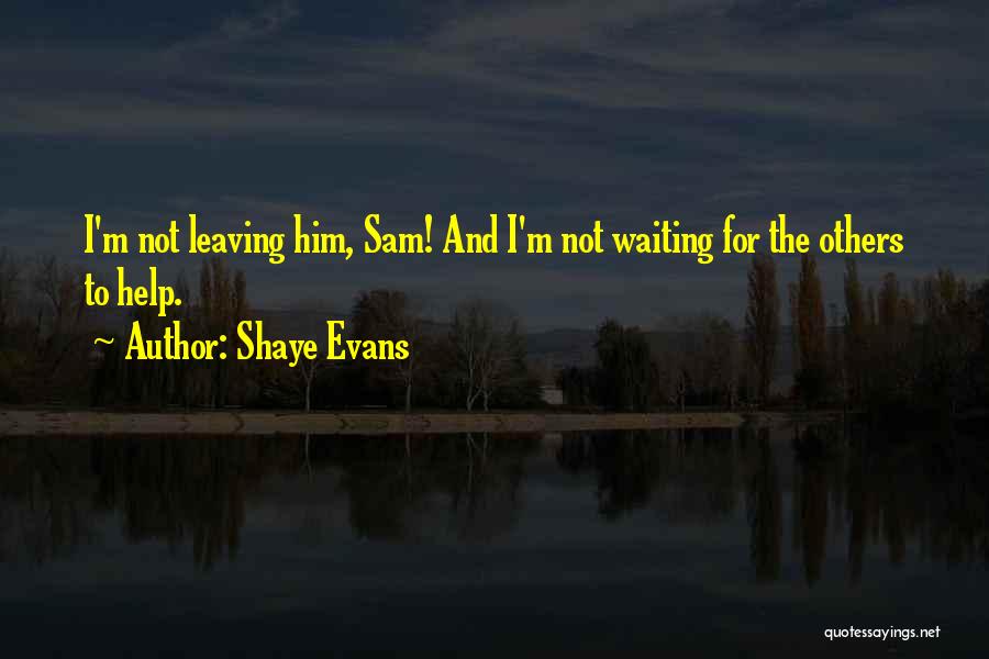 Shaye Evans Quotes 616972