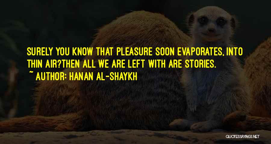 Shaykh Quotes By Hanan Al-Shaykh