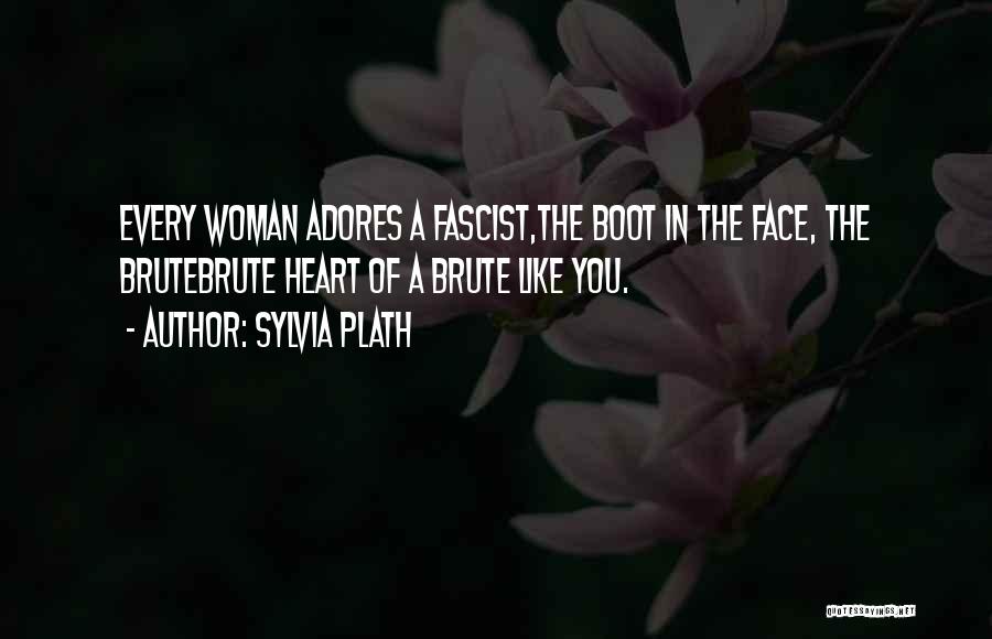 She Adores Him Quotes By Sylvia Plath