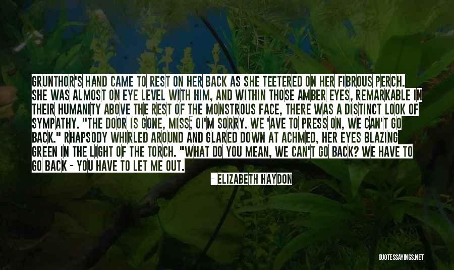 She Came Back To Me Quotes By Elizabeth Haydon