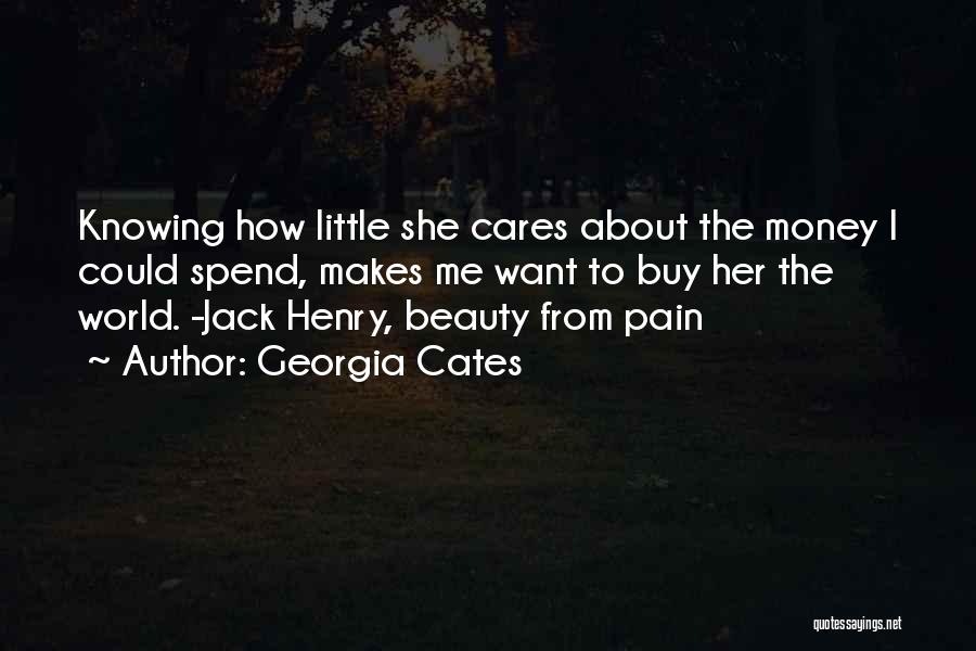 She Cares Me Quotes By Georgia Cates